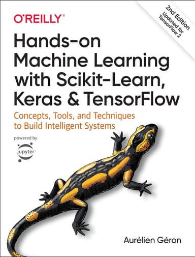 Cover of Hands-on Machine Learning with Scikit-Learn, Keras, and TensorFlow